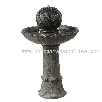 Oak Leaf Sphere Ball Water Fountain from China